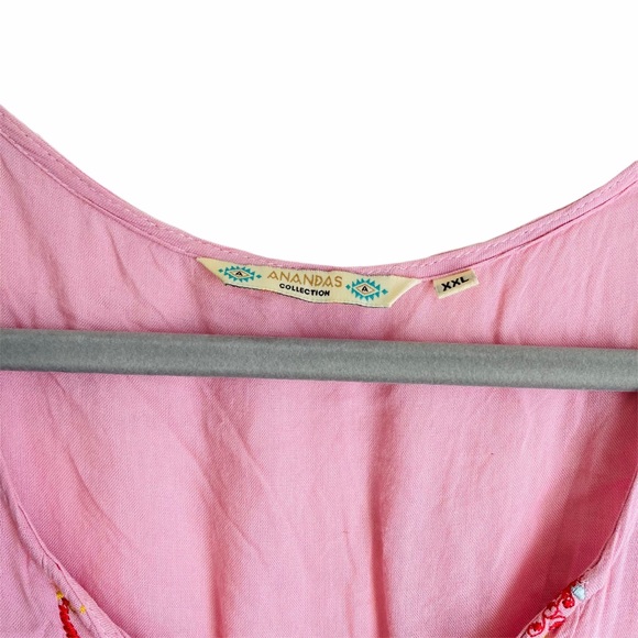 Amanda's Collection Pink Embroidered Summer Dress - Picture 4 of 8